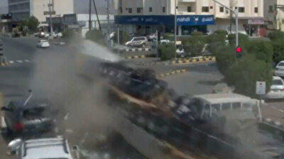 Two dead after truck rams into vehicles waiting at red light in Saudi Arabia