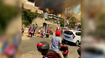 Tourists evacuated from hotels in Turkey’s Bodrum resort as deadly fires rage on