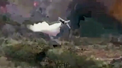 Firefighting plane helps extinguish terrible blazes in Turkey