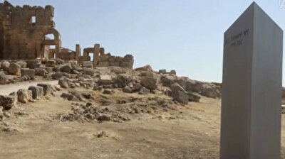 Mysterious monolith reappears in southeastern Turkey