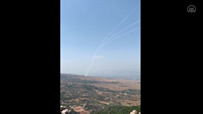 Hezbollah fires rockets at Israel in retaliation for air strikes