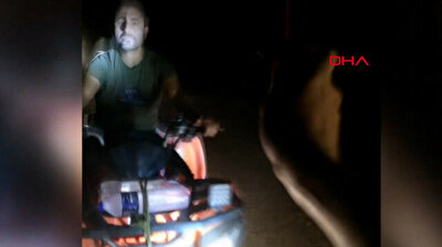 Despicable men drive ATVs on beach hosting Caretta Caretta nests in southern Turkey