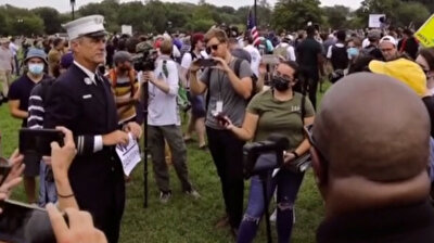 Hundreds gather near US Capitol for 'Justice for J6' rally