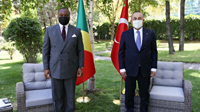 Turkish FM meets Congolese minister in Ankara