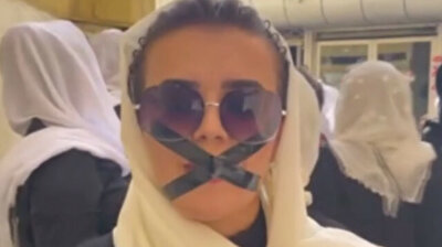 Women stage ‘silent rally’ in support of girls’ education in Afghanistan