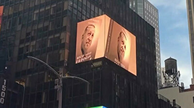 Erdogan's 'A fairer world is possible' book featured at Times Square