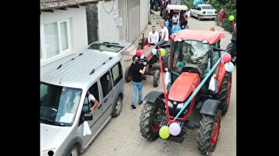 Circumcision spectacle: Turkish farmer celebrates son's milestone with bizarre tractor parade