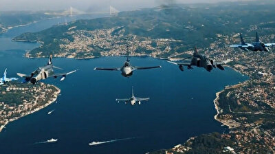 Breathtaking footage reveals dazzling Turkish, Azerbaijani air show at Teknofest