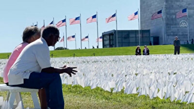Art Installation in memory of American Covid-19 victims displayed in Washington DC