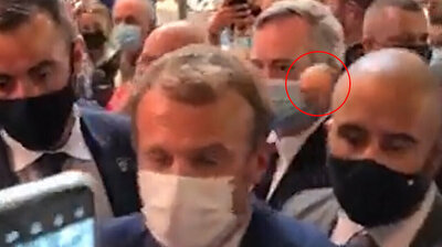 After slap, protester chucks egg at Macron’s head in Lyon