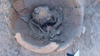 Archeologists discover 5,600 year-old baby skeletons in ancient mound in Turkey
