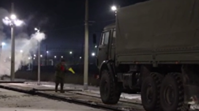 Russian troops, army vehicles arrive in Belarus for joint military drill