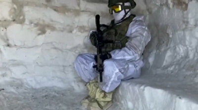 Fearless Turkish soldiers stand watch in igloos amid freezing temps