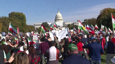 Hundreds rally in DC in support of anti-government protests in Iran