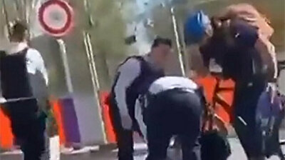 Outrageous footage reveals French police hitting Muslim woman in hijab