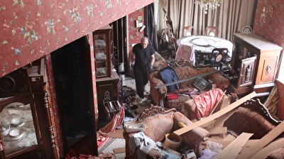 Russian shelling damages residential areas in northern Kharkiv, Ukraine