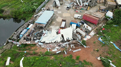 Severe storm causes extreme damage in Guangzhou, China