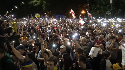 Thousands protest Georgian gov’t for failing to grant candidate status from EU