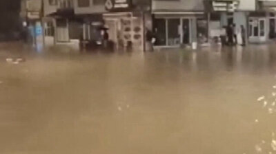 Homes and workplaces flooded as streams overflow in Türkiye’s Bolu
