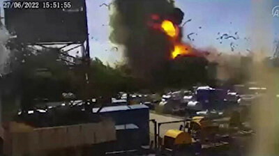 Footage shows horrific moment Russian missiles hit shopping mall in Ukraine
