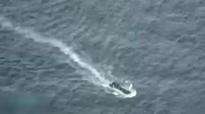 Drone footage shows Greece’s illegal pushback of migrants towards Turkish waters