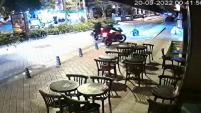 Vanished without a trace: moment luxury motorcycle stolen in Istanbul