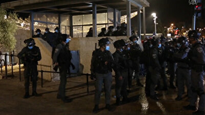 Israeli forces intervene Palestinians in Jerusalem