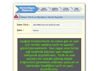 Ehliyet Yenileme Islemleri Egm Ehliyet Randevusu Alma 2016