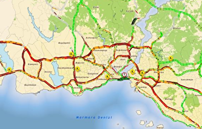 Istanbul Trafik Durumu Ibb Trafik Yogunlugu Yuzde 90