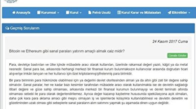 Bitcoin Caiz Mi Diyanet Bitcoin Fetvasi