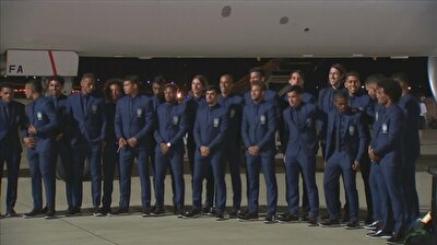 Brazil team arrives in Sochi ahead of World Cup