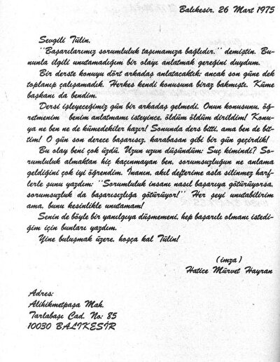 Mektup Nasil Yazilir Mektup Ornegi