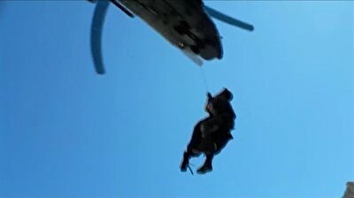 Turkish paraglider stranded atop mountain rescued