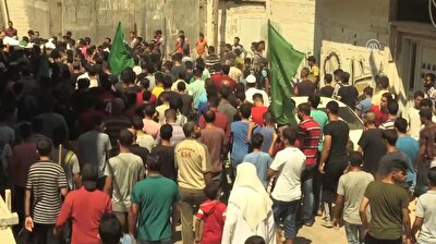 Funeral of Palestinian killed by Israeli forces