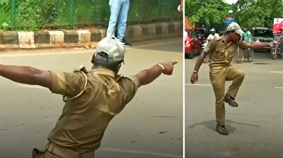 Dancing traffic cop keeps streets safe in India