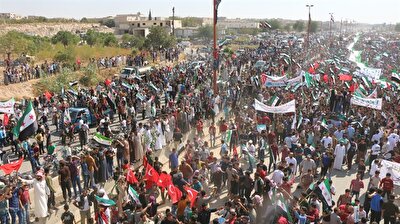 Anti-regime protest in Idlib