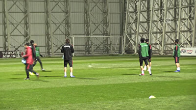 Training session of Turkish national team