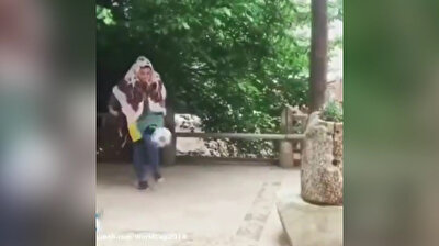Iranian girl shows off impressive soccer skills