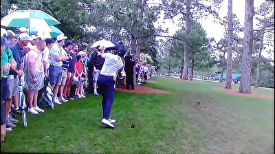 Tiger Woods twists ankle after security guard takes him out at 2019 Masters