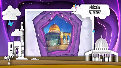 Palestinian children perform on Turkey's Children’s Day