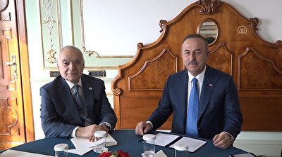 Turkish foreign minister receives UN's Libya envoy in Rome