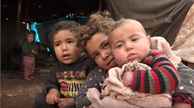 Thousands of Syrians struggle to survive in tent cities of Idlib, N. Syria