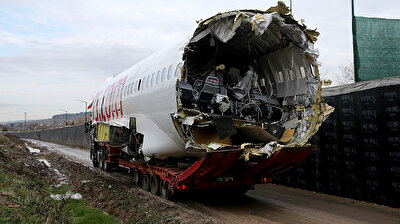 Wreckage of airplane that split into three completely hauled away in Istanbul