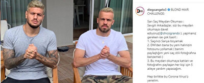 Diego Dan Yardim Kampanyasi Saclarini Sariya Boyatan Her Kisi Icin 5 Aileye Yardim