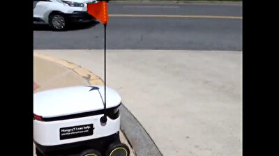 Robot fleet delivers meals to US residents amid lockdown