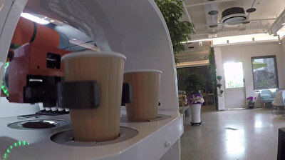South Korean cafe hires robot barista to help with social distancing