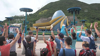 Hong Kong's Ocean Park reopened for the second time after the pandemic break
