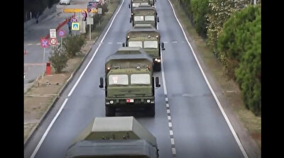 Turkish military convoy carrying S-400s heads to capital Ankara