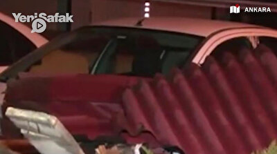 Strong storm blows roofs off in Turkey's capital