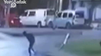 Turkish motorcyclist hits street sign in freak accident
